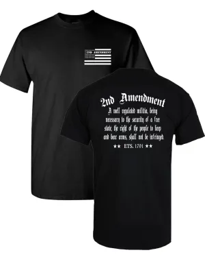 1791 2nd Amendment law t-shirt freedom t-shirt