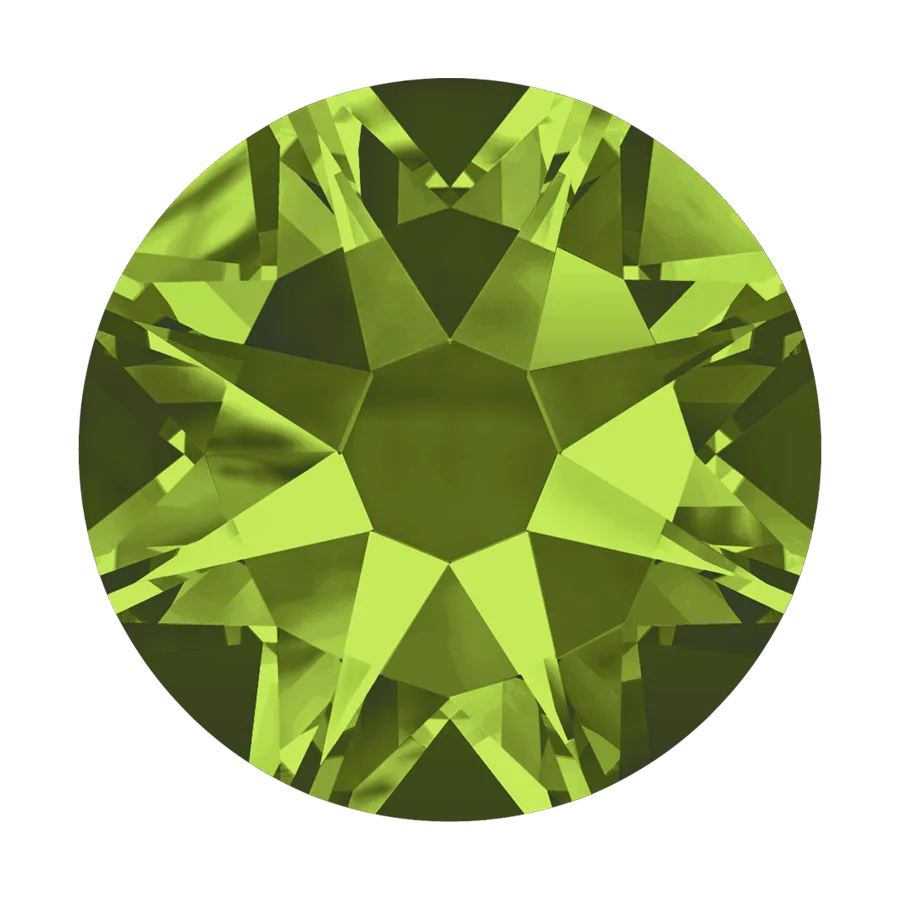 2038 & 2078 Swarovski Flatback Hotfix, Olivine (228)