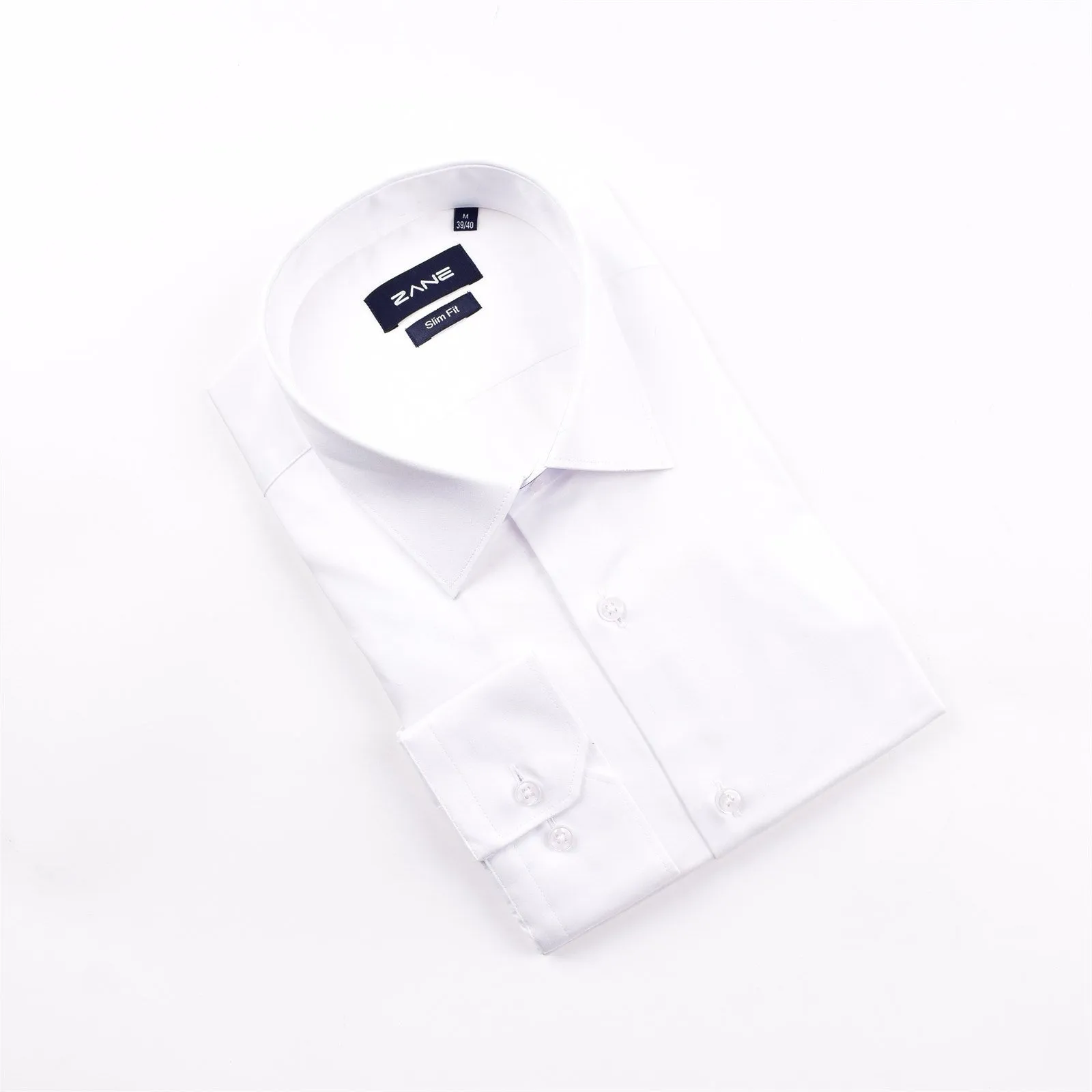 880144 White Slim Fit Shirt