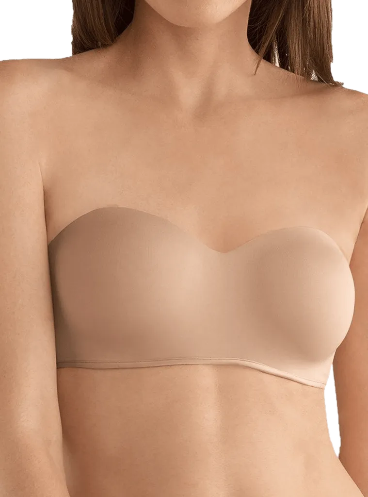 Amoena Barbara Strapless Underwired Bra - Nude