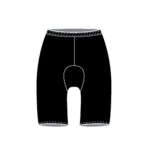 Andiamo Women's Padded Skins Shorts Black