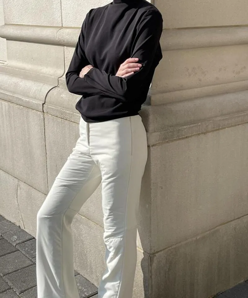 Anell Golf Two-Way Slim Padded Pants - Cream