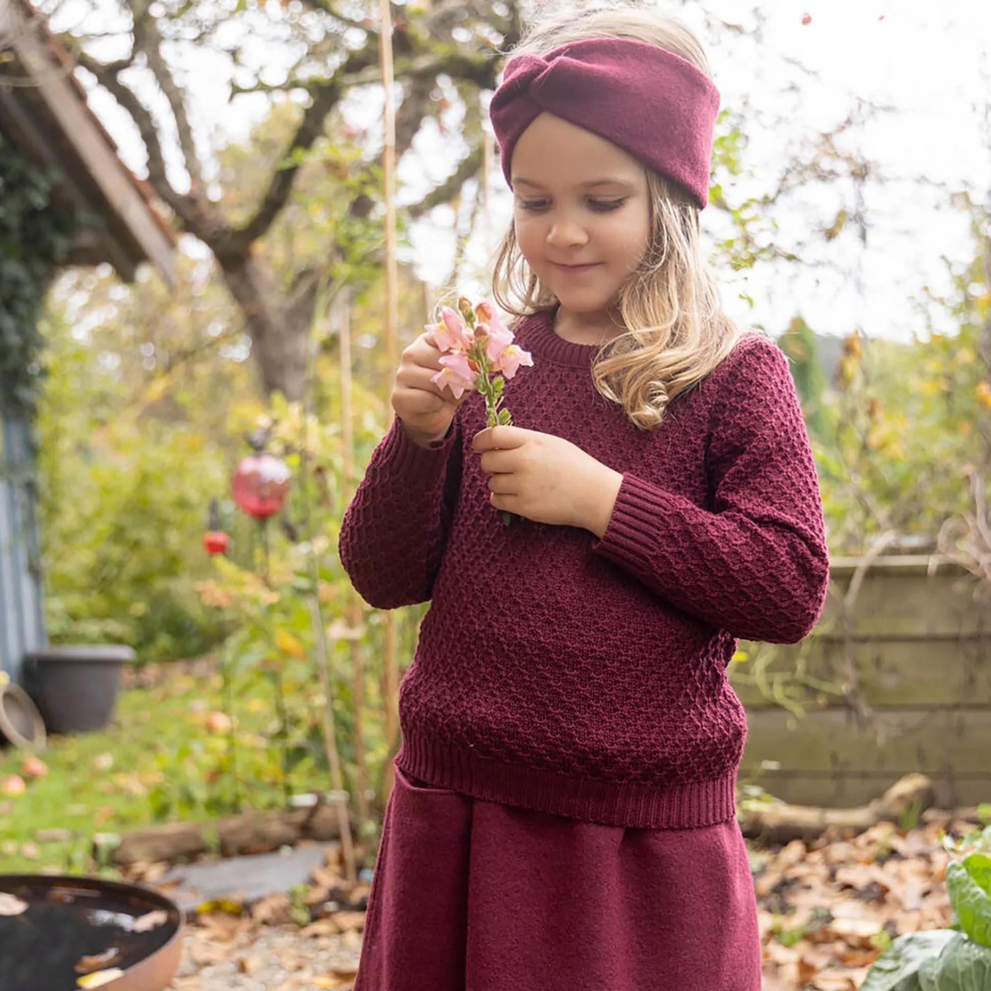 Aran-Pullover aus 100% Bio-Merinowolle