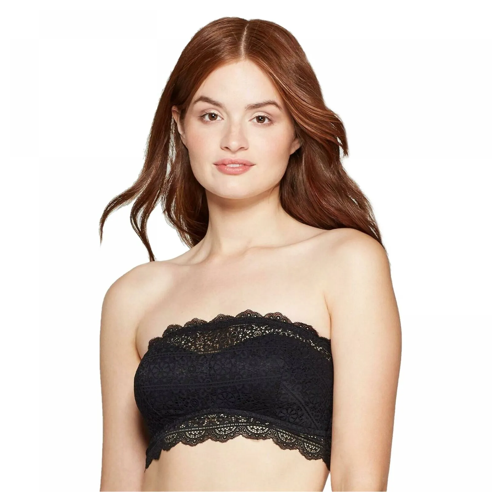 Auden Women's Lace Padded Bandeau Bra
