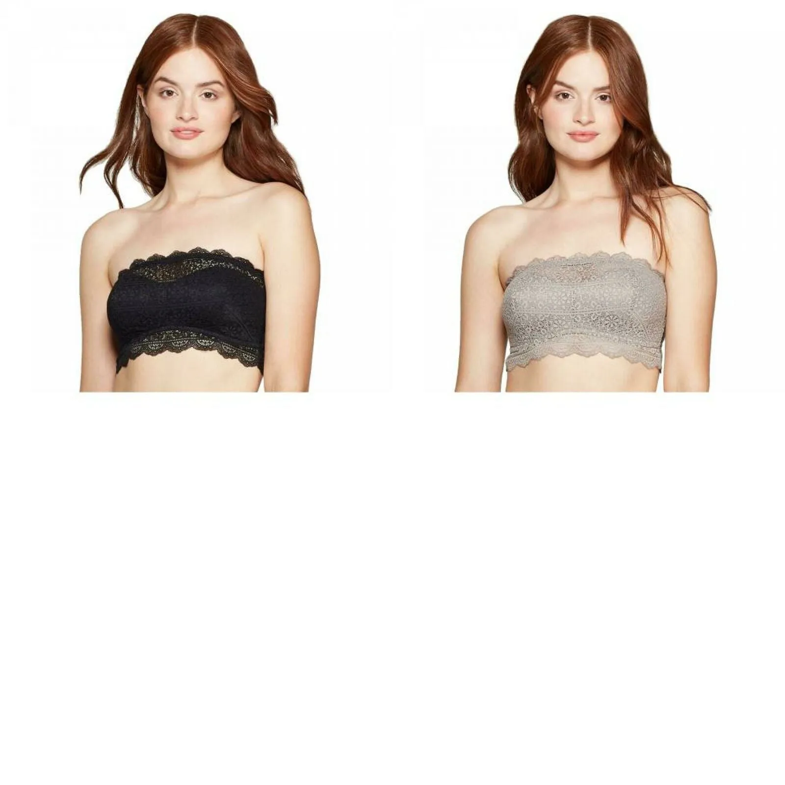 Auden Women's Lace Padded Bandeau Bra