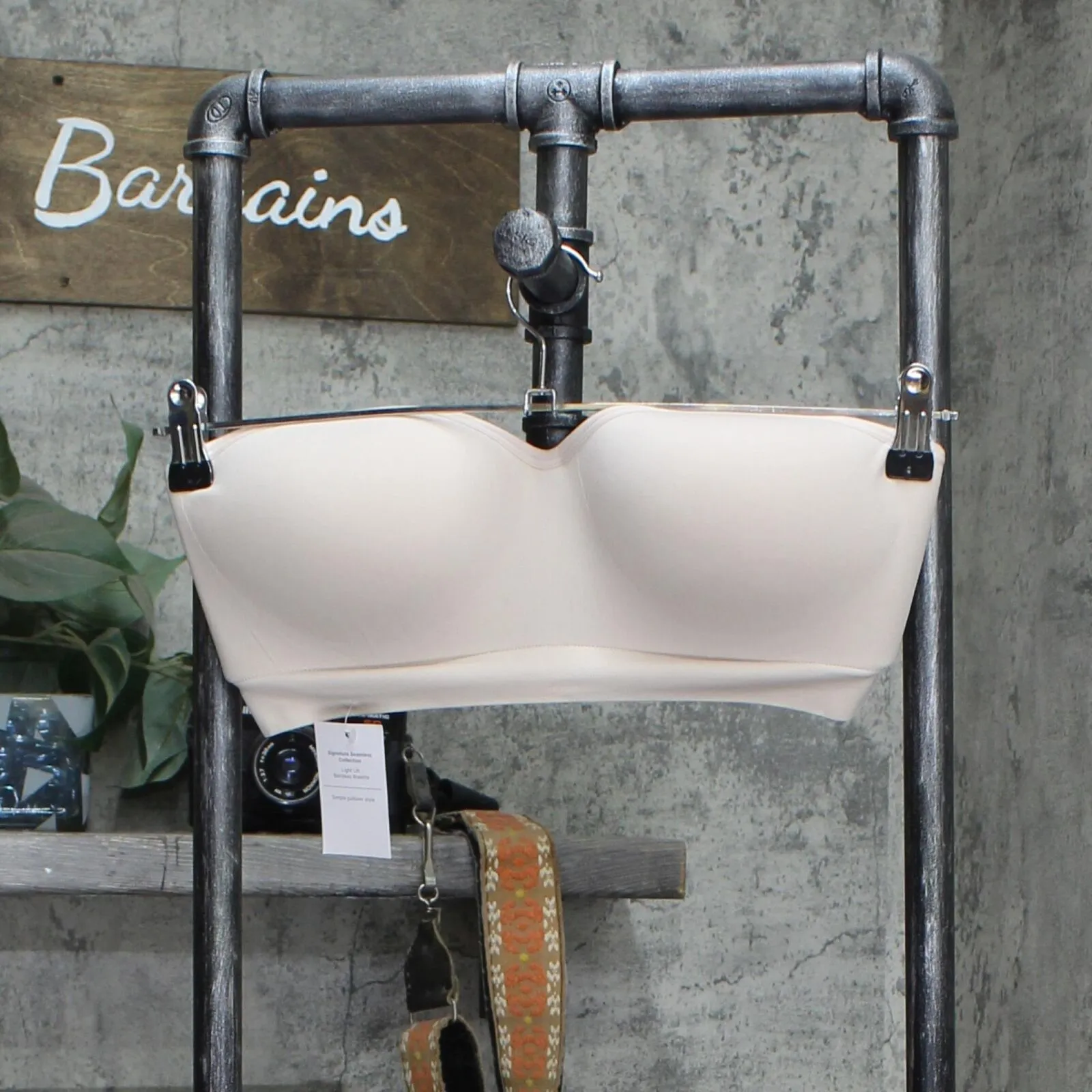 Auden Women's Padded Seamless Bandeau Bra