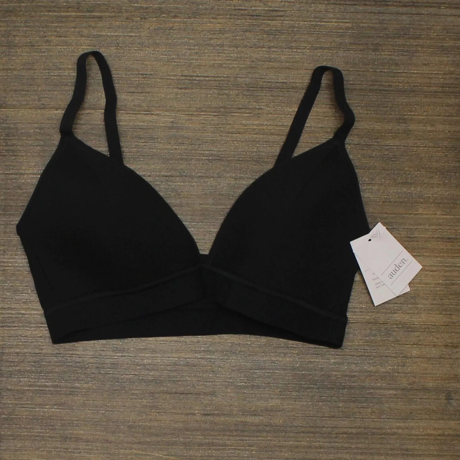 Auden Women's Ribbed Padded Bralette