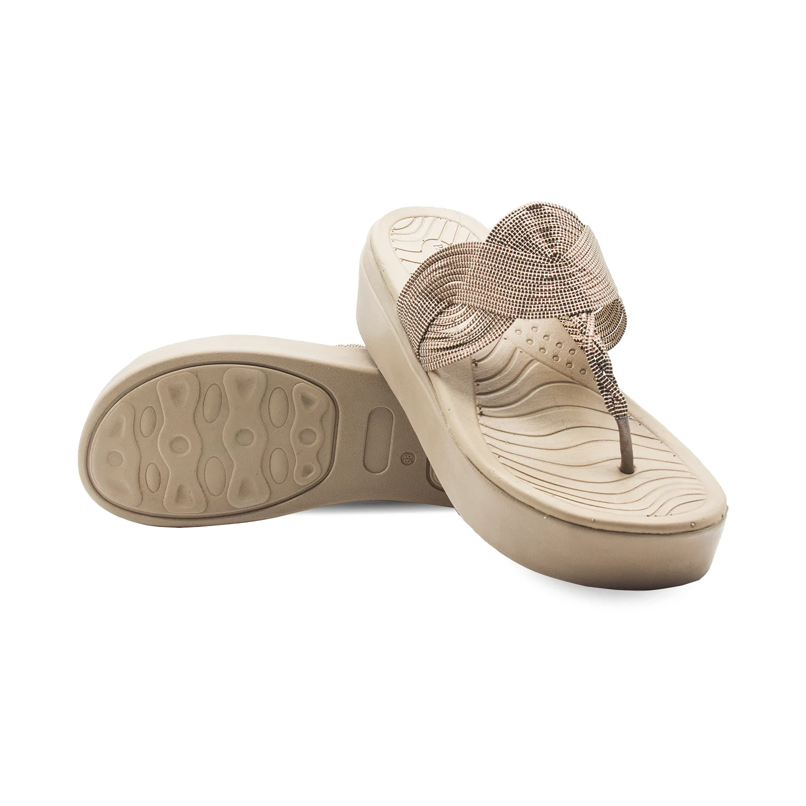 Aurora Gleam Women's Wedge Toepost Sandal