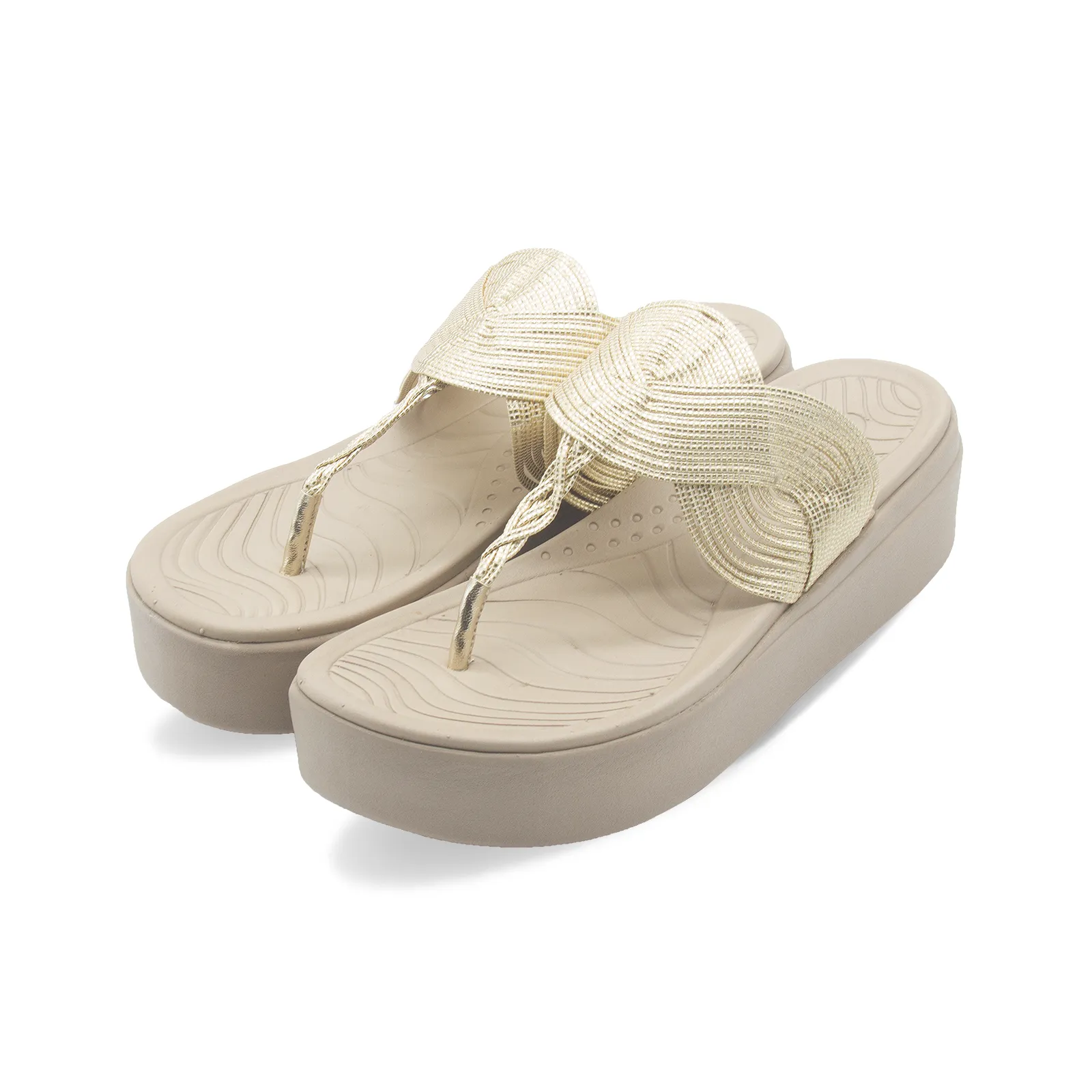 Aurora Gleam Women's Wedge Toepost Sandal
