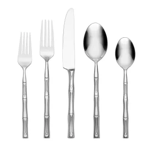 Bamboo 20 Piece Flatware Set