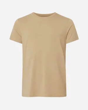 Bamboo R-Neck Tee - Sand