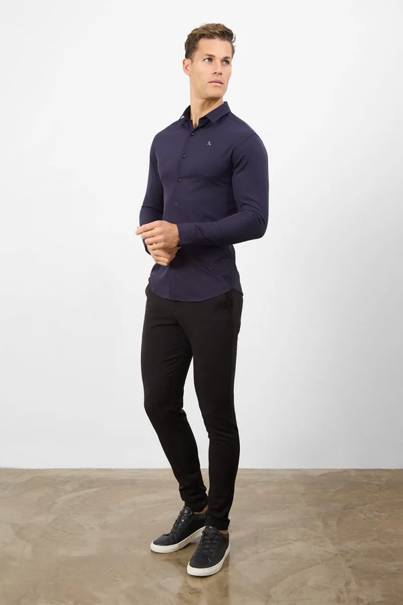 Bamboo Shirt in Midnight