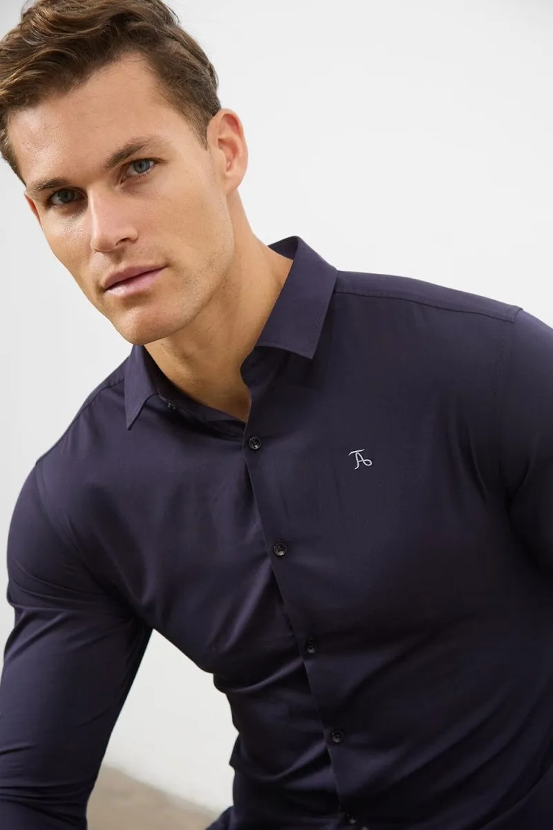 Bamboo Shirt in Midnight