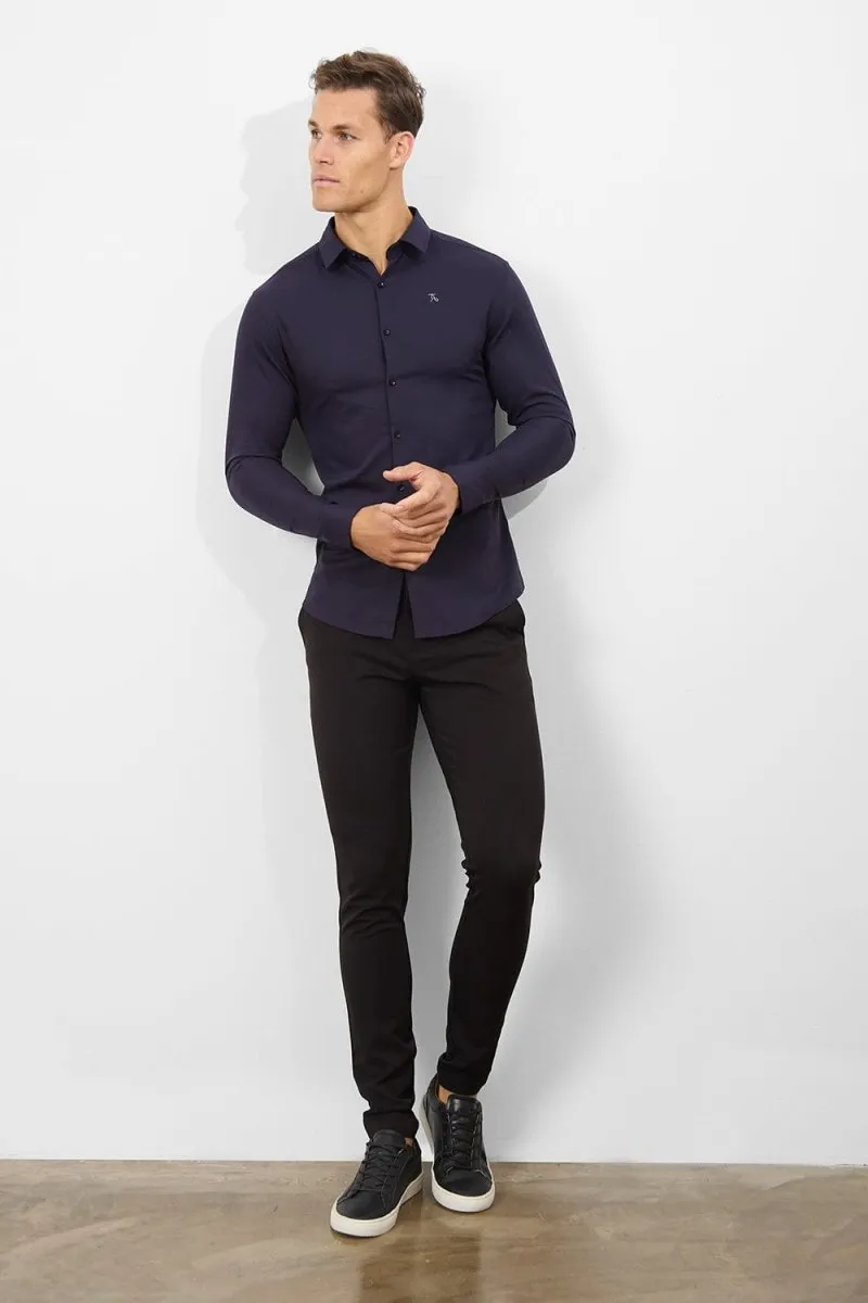 Bamboo Shirt in Midnight