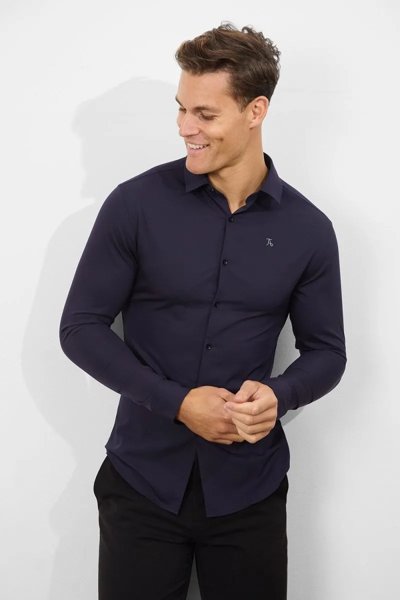 Bamboo Shirt in Midnight