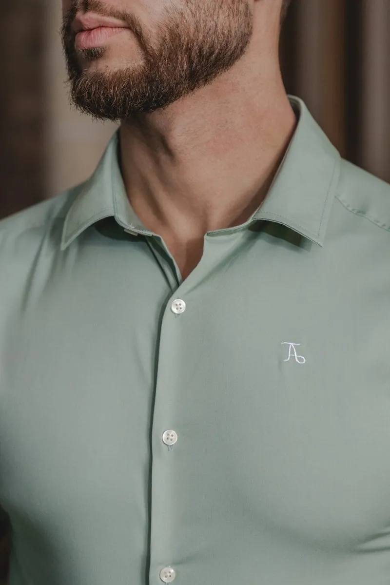 Bamboo Shirt in Soft Sage