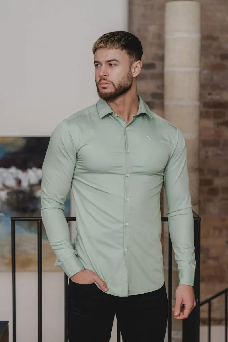 Bamboo Shirt in Soft Sage