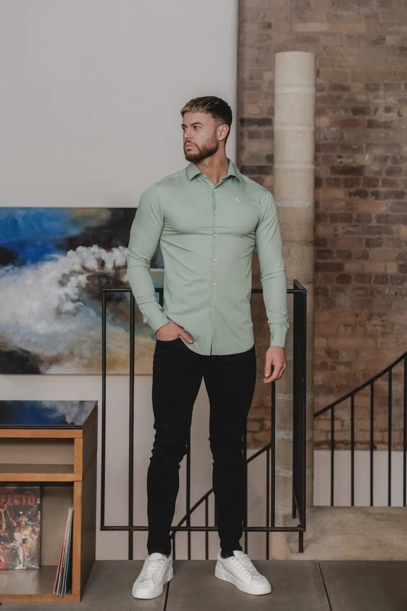 Bamboo Shirt in Soft Sage