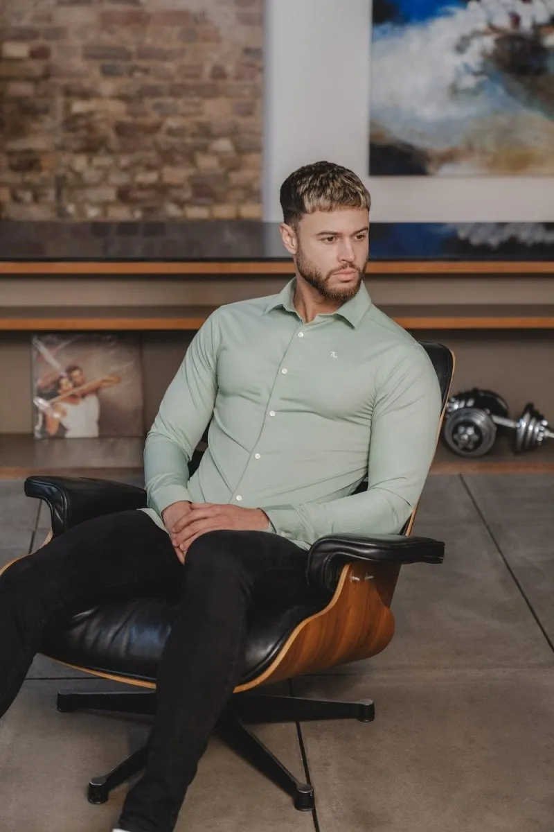 Bamboo Shirt in Soft Sage