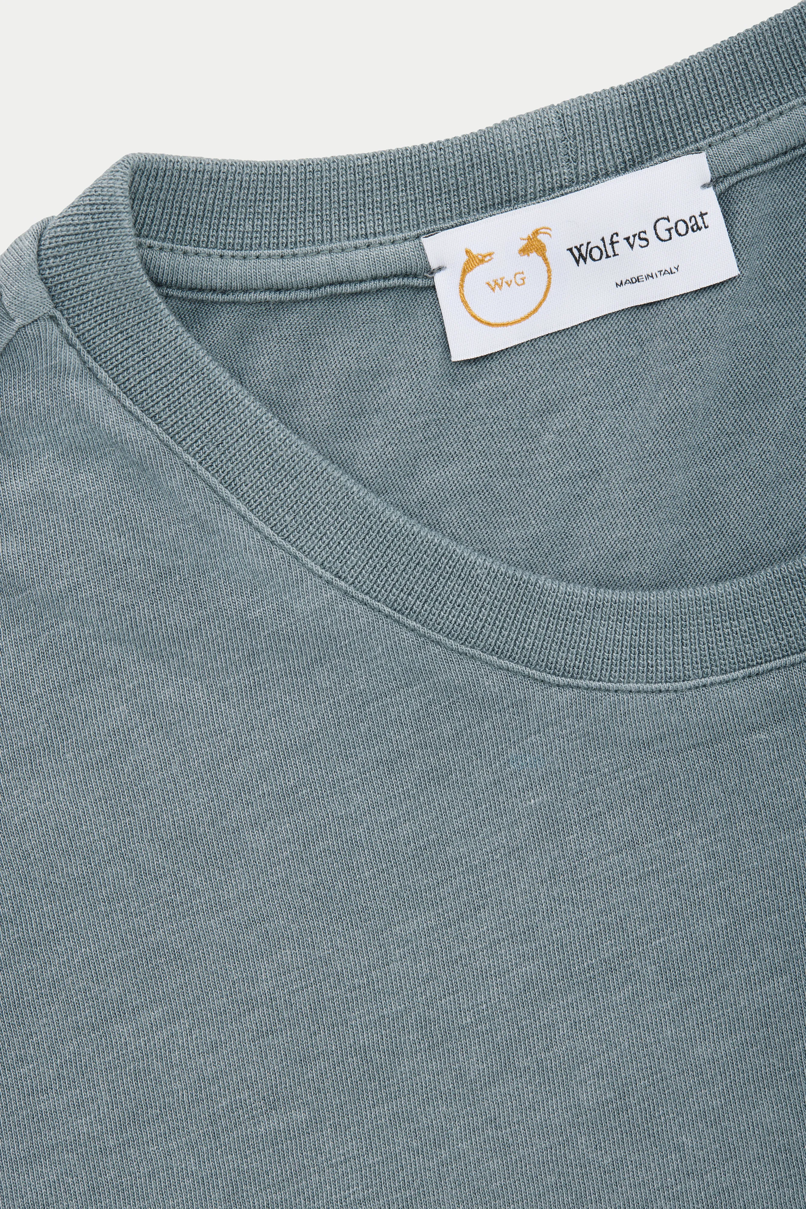 Bamboo Sorona Long Sleeve Crew Neck T-Shirt Stormy Weather