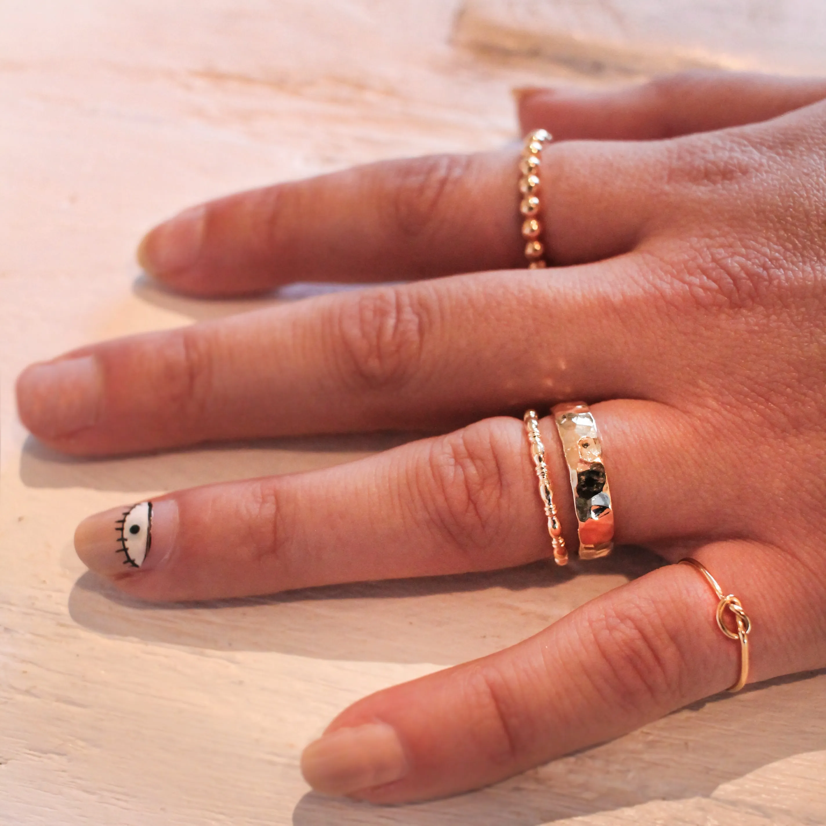 Bamboo Stackable Ring