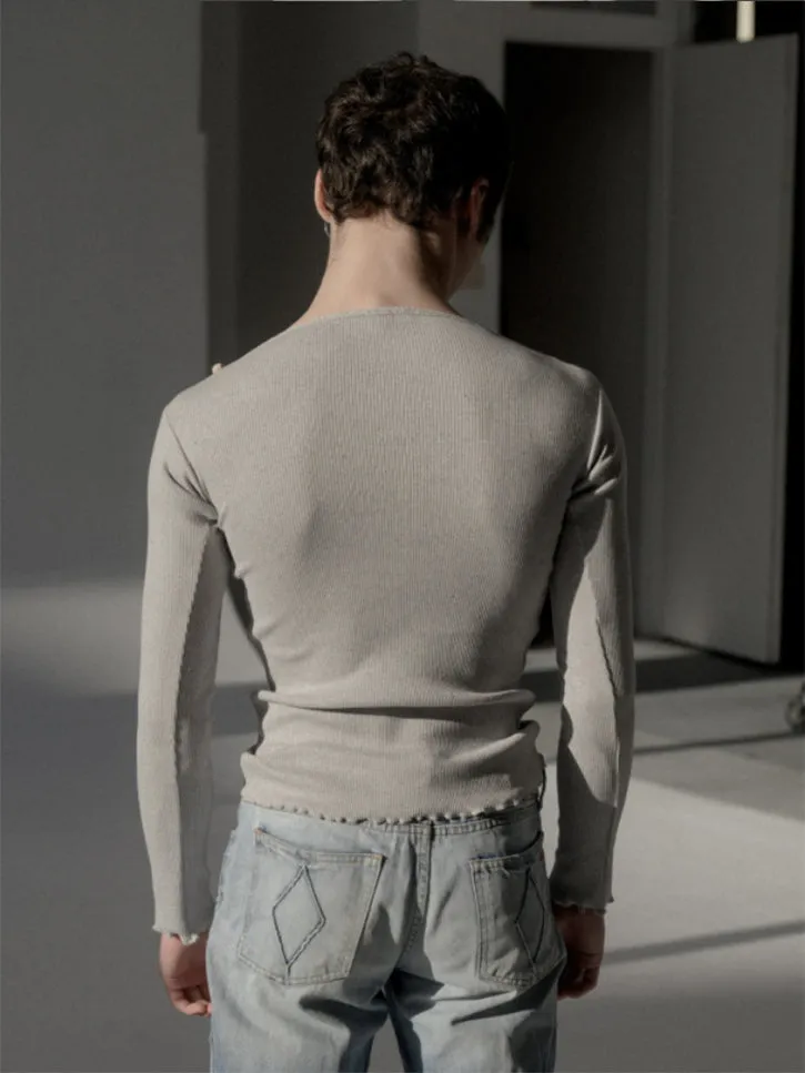Baserange Tav Long Sleeve, Grey Melange
