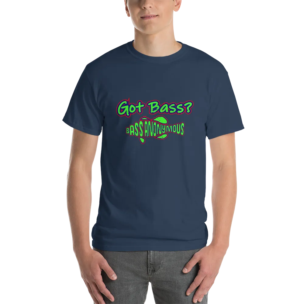 Bass Anonymous Got Bass Grunge Gold/Navy/Red Short Sleeve T-Shirt