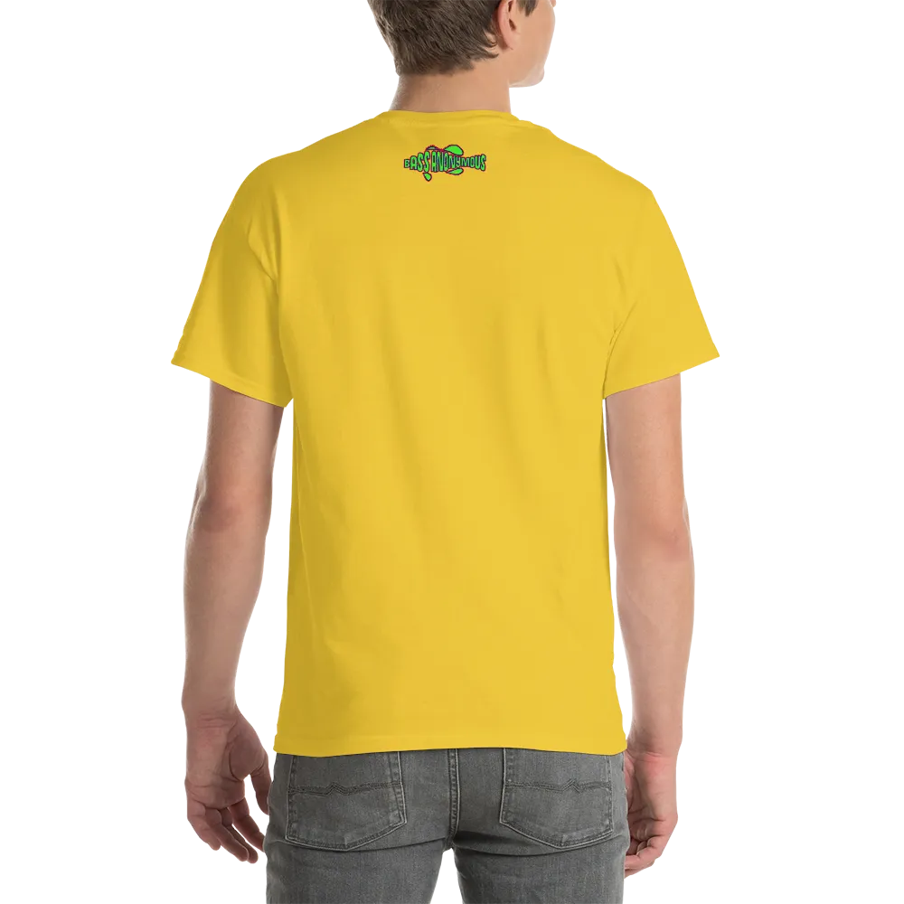 Bass Anonymous Got Bass Grunge Gold/Navy/Red Short Sleeve T-Shirt