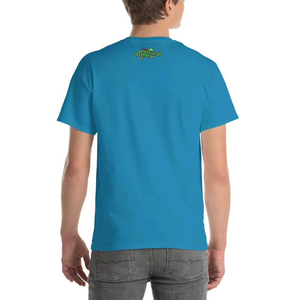 Bass Anonymous Got Bass Grunge Gold/Navy/Red Short Sleeve T-Shirt