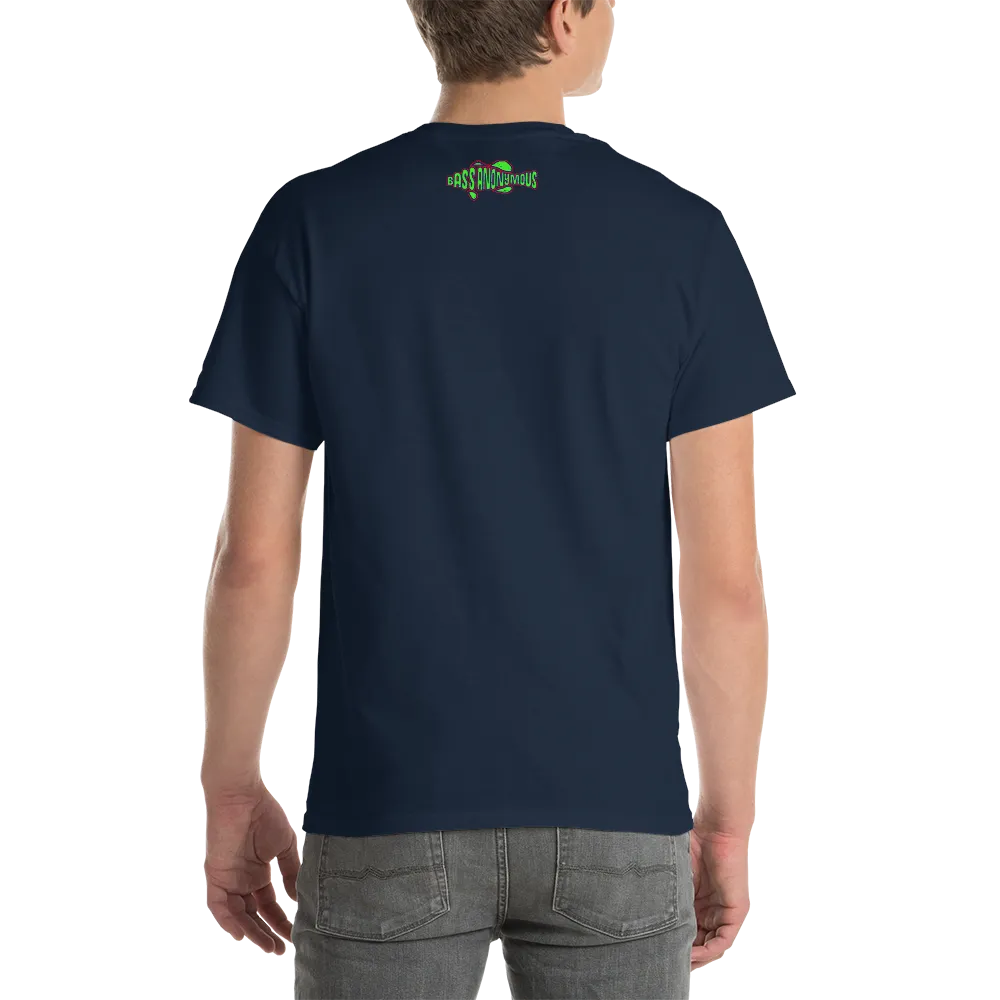 Bass Anonymous Got Bass Grunge Gold/Navy/Red Short Sleeve T-Shirt