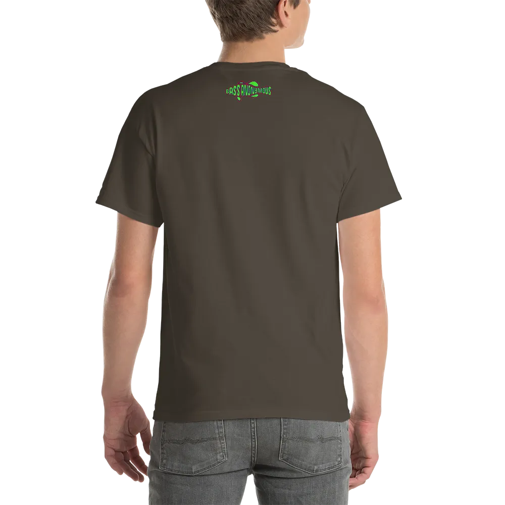 Bass Anonymous Got Bass Grunge Gold/Navy/Red Short Sleeve T-Shirt