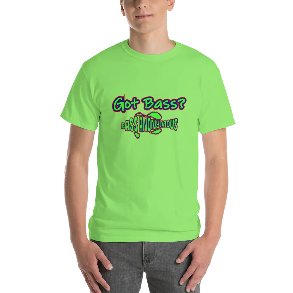 Bass Anonymous Got Bass Grunge Gold/Navy/Red Short Sleeve T-Shirt