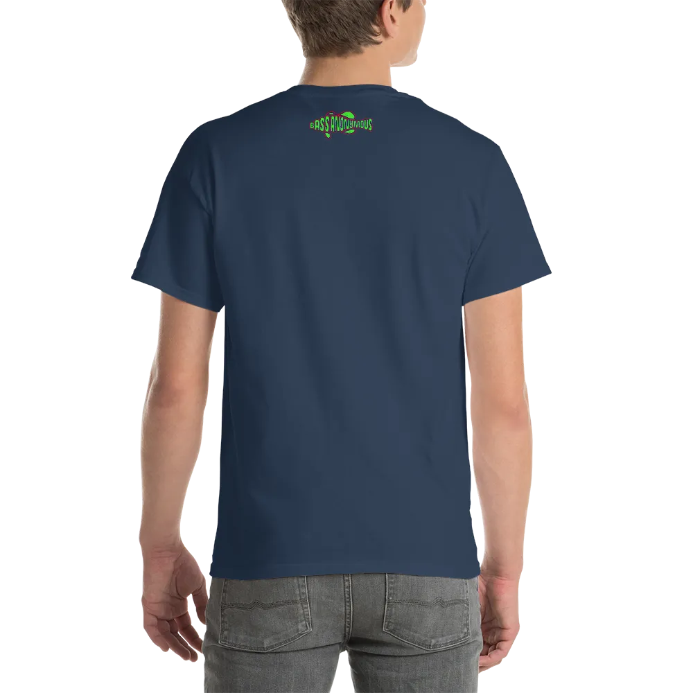 Bass Anonymous Got Bass Grunge Gold/Navy/Red Short Sleeve T-Shirt
