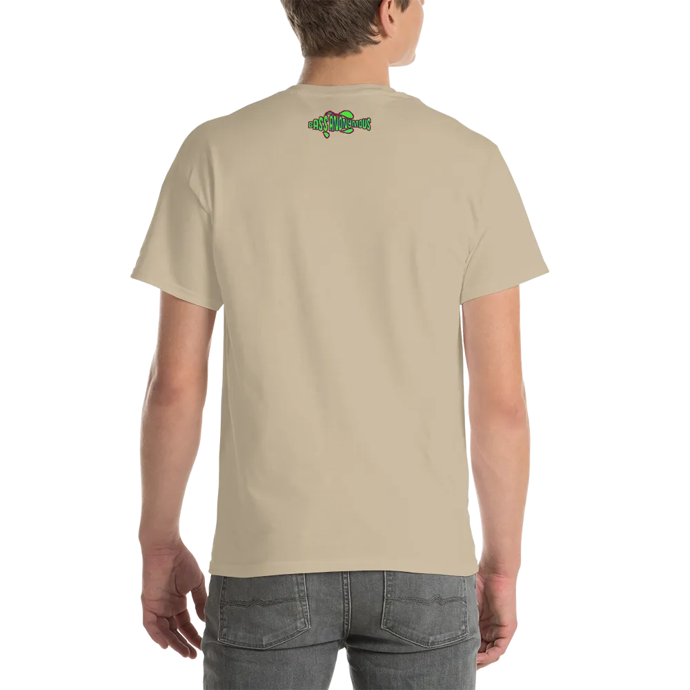 Bass Anonymous Got Bass Grunge Gold/Navy/Red Short Sleeve T-Shirt