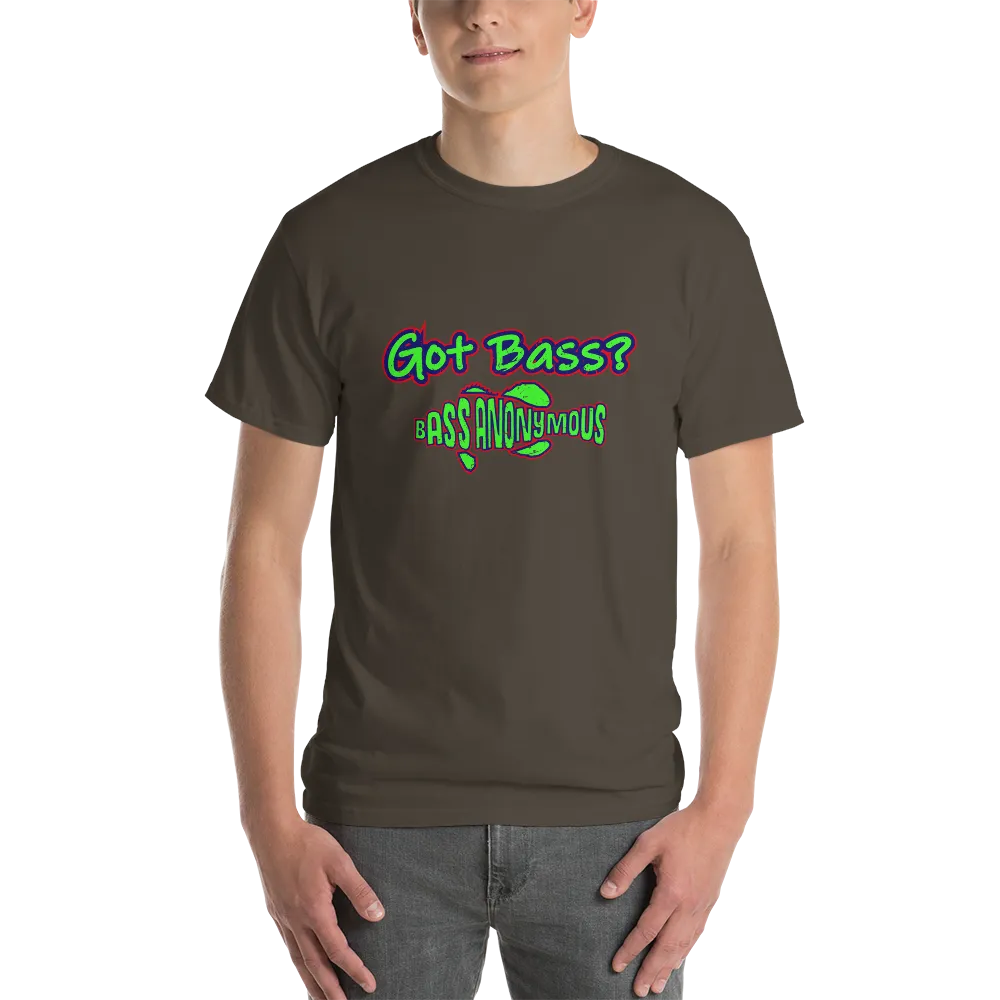 Bass Anonymous Got Bass Grunge Gold/Navy/Red Short Sleeve T-Shirt