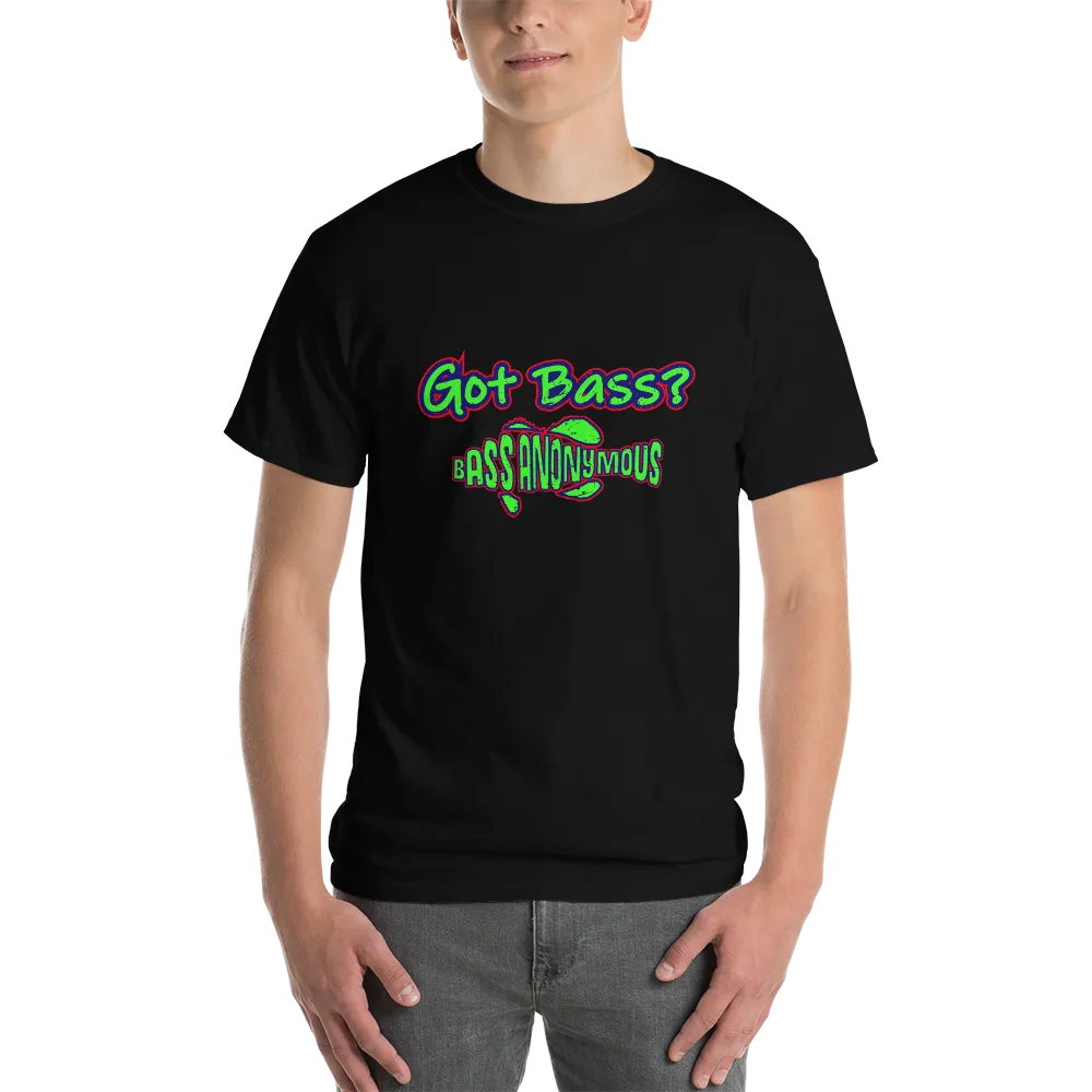 Bass Anonymous Got Bass Grunge Gold/Navy/Red Short Sleeve T-Shirt