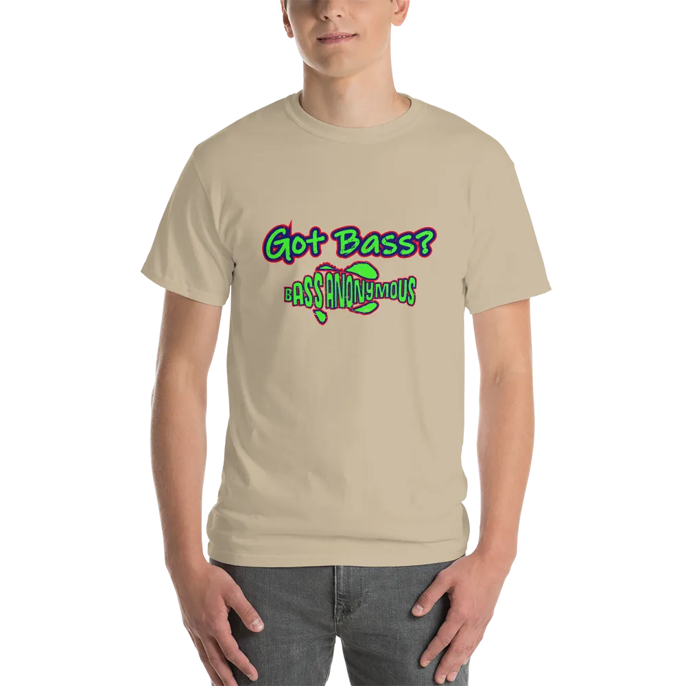 Bass Anonymous Got Bass Grunge Gold/Navy/Red Short Sleeve T-Shirt