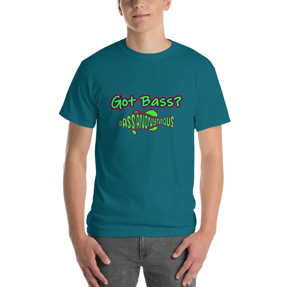 Bass Anonymous Got Bass Grunge Gold/Navy/Red Short Sleeve T-Shirt