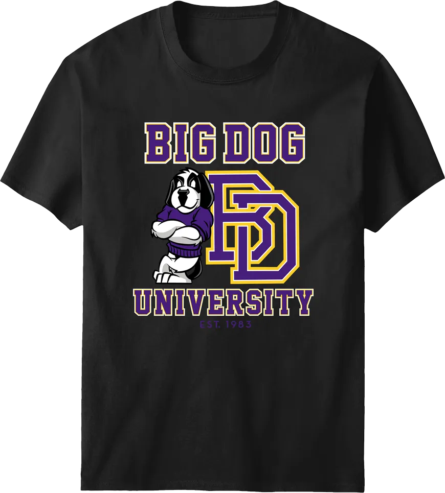 Bd University Purple Gold T-shirt