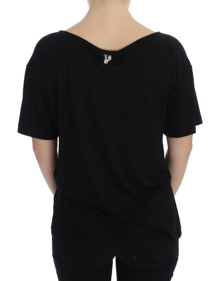 Black Gold Studded T-shirt Top
