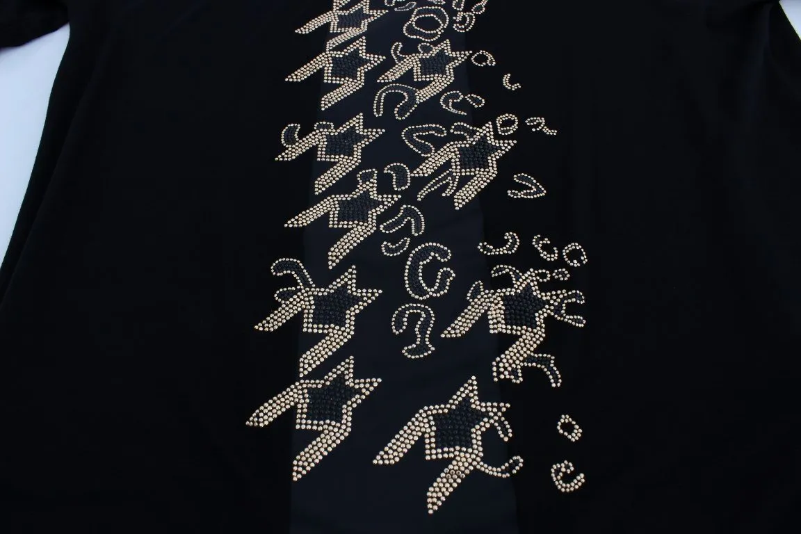 Black Gold Studded T-shirt Top