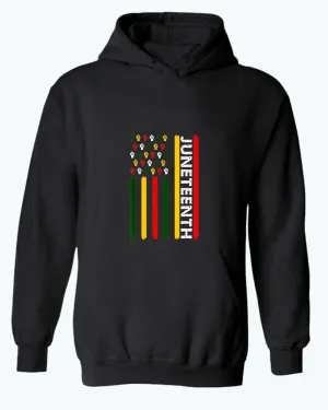 Black power juneteenth thoodie