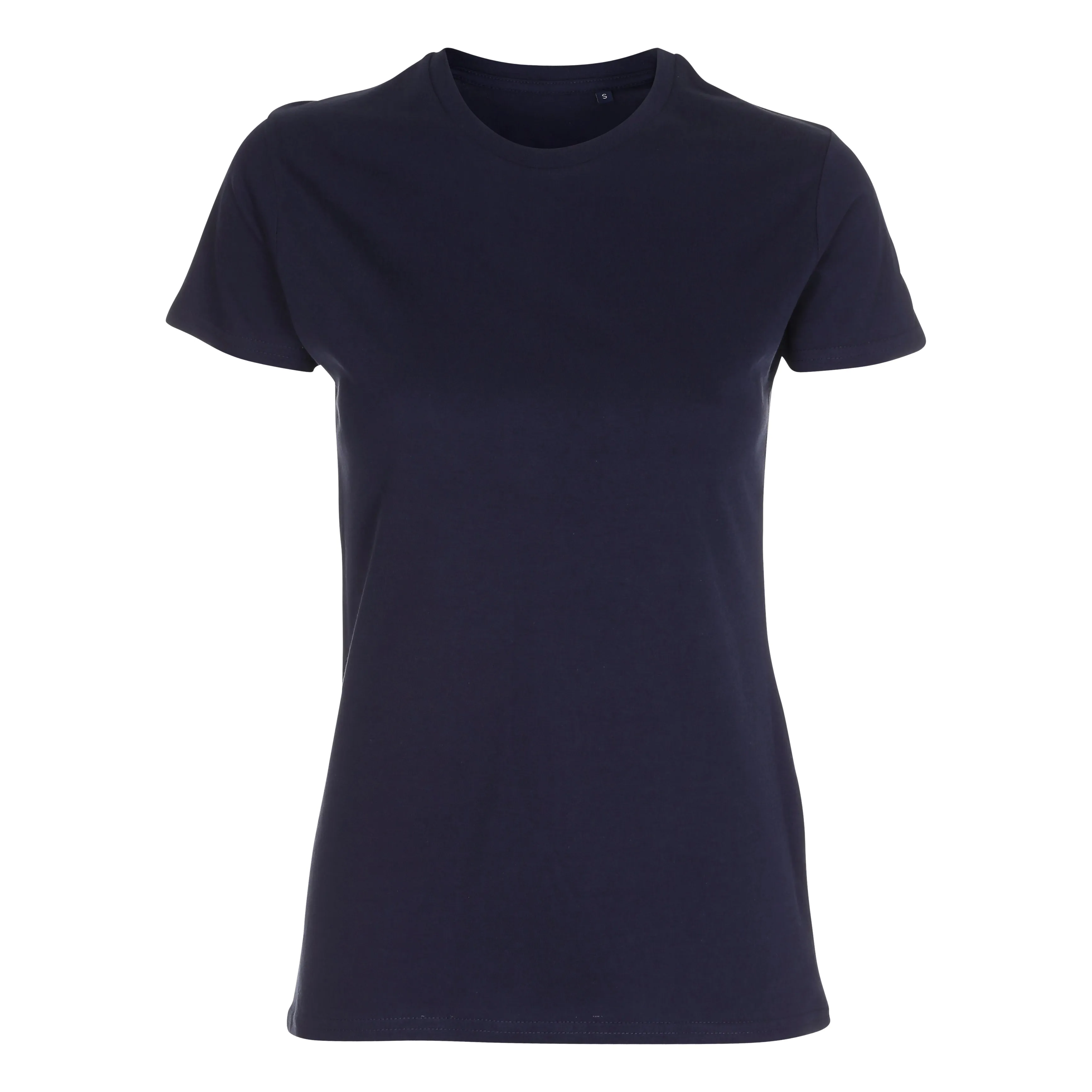 Blank - Lady Fitted Organic - T-shirts - Blue Navy
