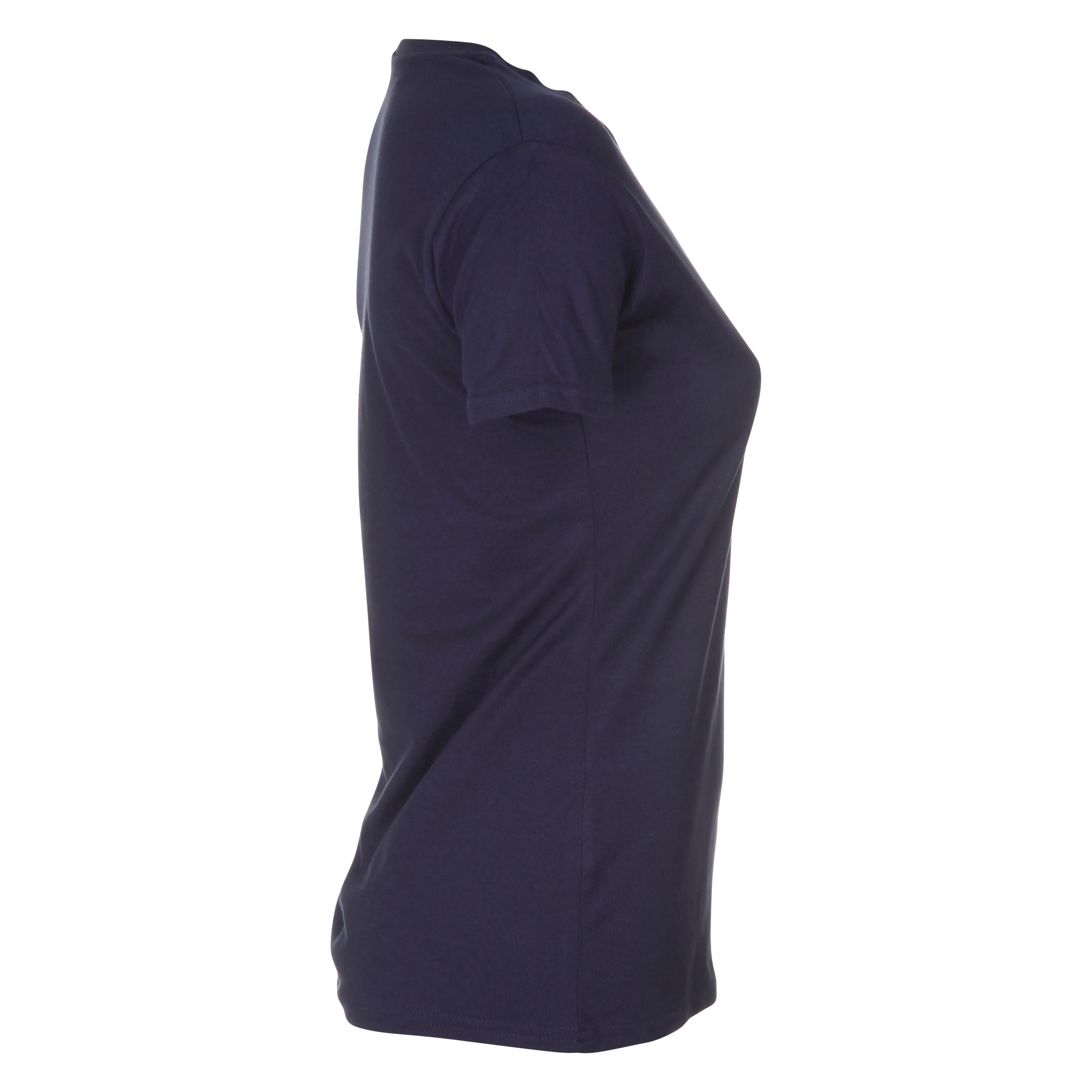 Blank - Lady Fitted Organic - T-shirts - Blue Navy