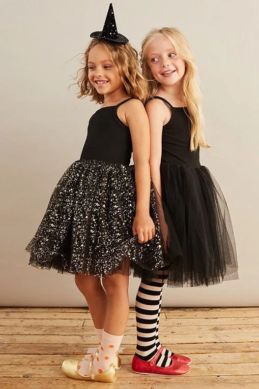Bob & Blossom Black Sparkle Dress