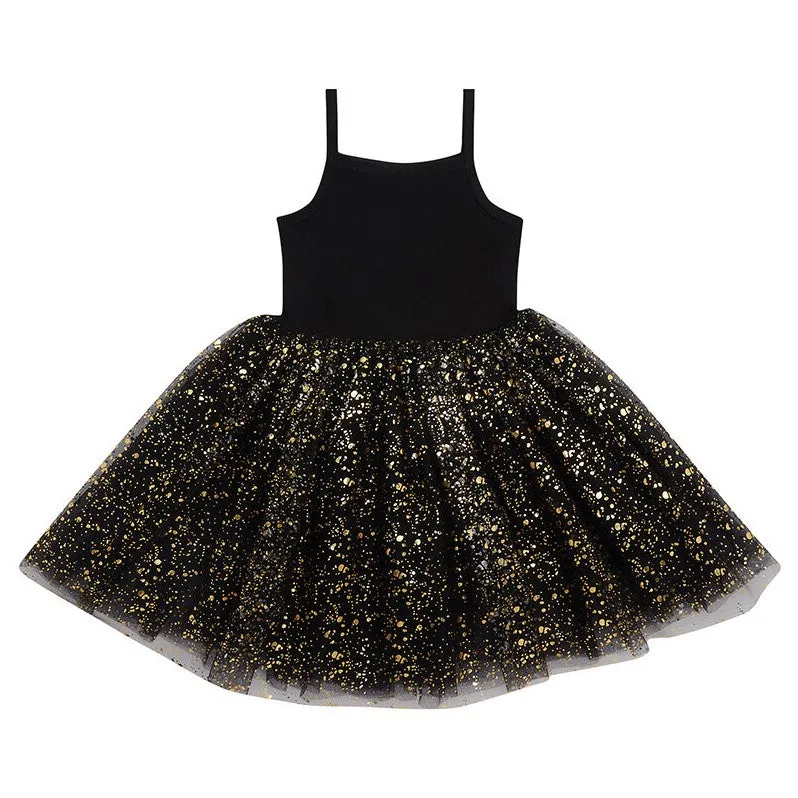 Bob & Blossom Black Sparkle Dress