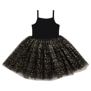 Bob & Blossom Black Sparkle Dress