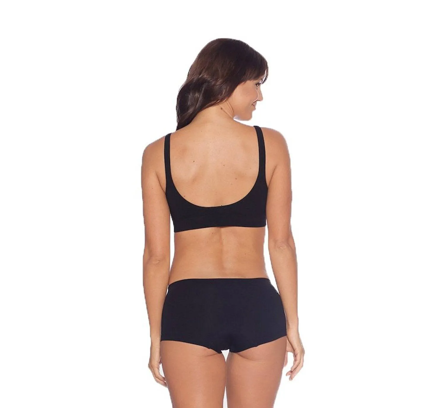 Boody EcoWear Women's Padded Shaper Bra - Black - X-Small
