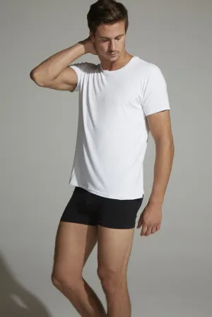 Boody Men's T Crew Neck White L