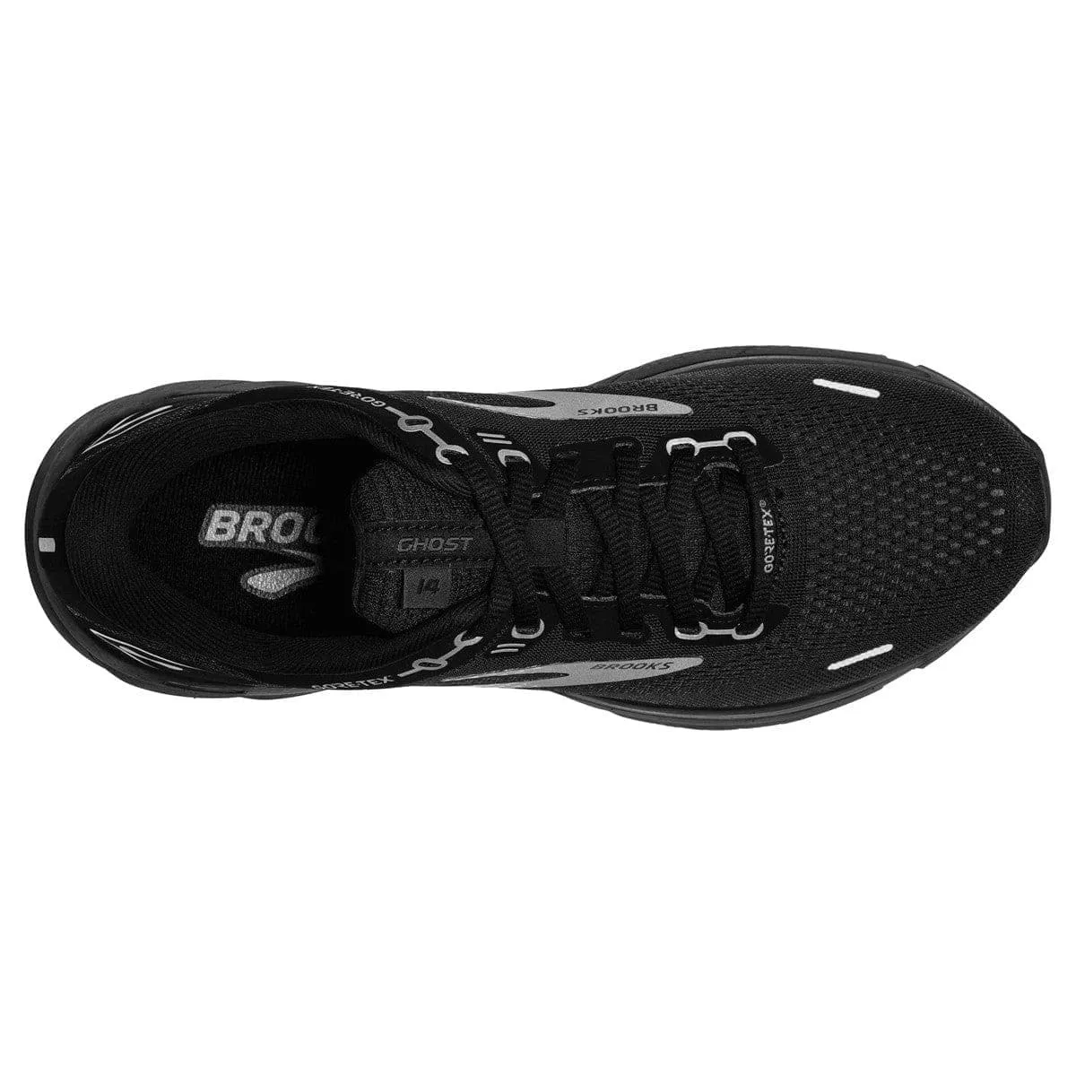 Brooks Ghost 14 GTX (Women's) - Black/Blackened Pearl